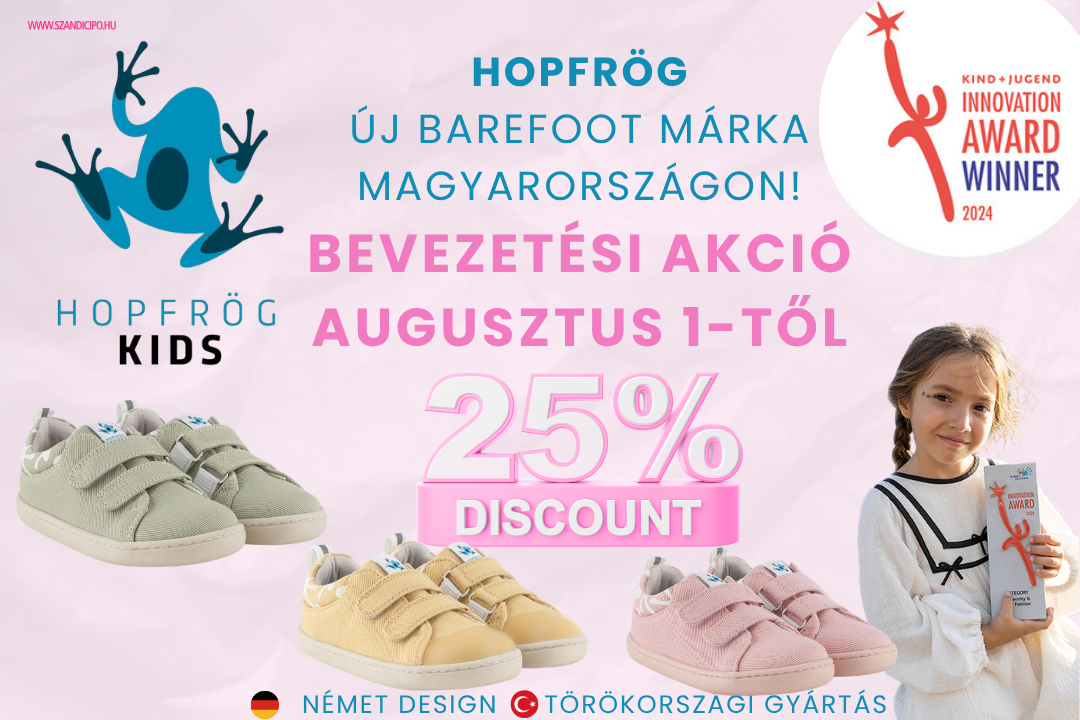 SzandiCipő Hopfrög Barefoot