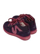 Superfit lila-rózsaszín, csillogó fűzős velúrbőr átmeneti cipő (19 - 24); (1-00323-54) (24)