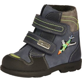   Szamos supinált kisfiú bélelt vízálló téli csizma, repülős SZAMTEX (22-24 méretben) 1678-177091 (22)