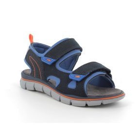   Primigi, sötétkék, fiú, sportszandál, bőr talpbetéttel (31-35); (1890400) (34)