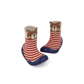   Garvalin Barefoot gumitalpas zoknicipő, tappancsos zokni, macis (21-23 méret) 251320-A103 (22)
