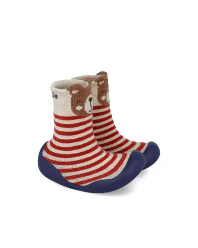Garvalin Barefoot gumitalpas zoknicipő, tappancsos zokni, macis (21-23 méret) 251320-A103 (21)