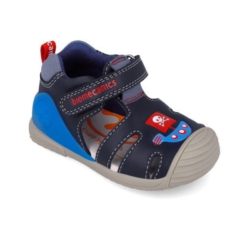 Biomecanics "első lépés" zárt orrú bőr szandál, kalózos (21-25 méret) 252118-A183 (21)