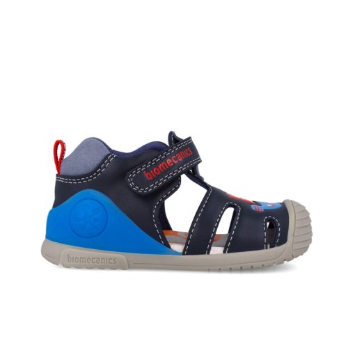 Biomecanics "első lépés" zárt orrú bőr szandál, kalózos (21-25 méret) 252118-A183 (22)