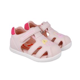   Biomecanics "első lépés" zárt orrú bőr szandál, napocskás-felhős (22-26 méret) 252166-C779 (23)