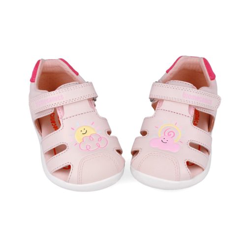 Biomecanics "első lépés" zárt orrú bőr szandál, napocskás-felhős (22-26 méret) 252166-C779 (23)