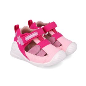   Biomecanics "első lépés" zárt orrú vászon szandál (22-24 méret) 252182-A032 (22)