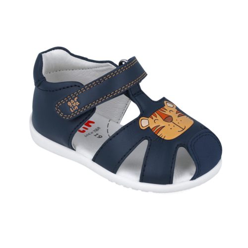 Garvalin zárt orrú szandál, tigrises (21-24 méret) 252316-A183 (24)