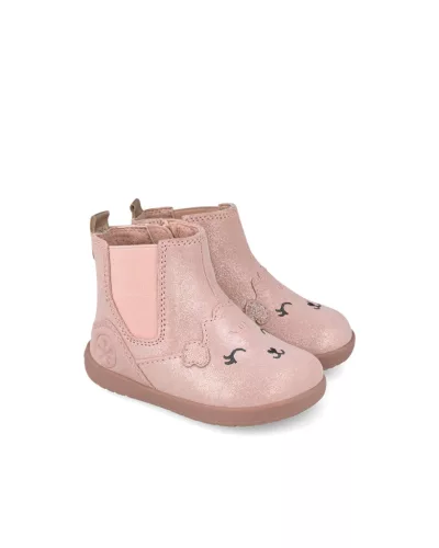 Biomecanics Barefoot félmagasszárú átmeneti cipő - cippzáras -, cicás (21-26 méret) 261161-B193 (22)
