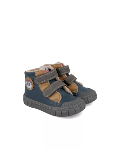 Garvalin Barefoot magasszárú bélelt átmeneti cipő, rakétás (23-30 méret) 261331-B032 (23)