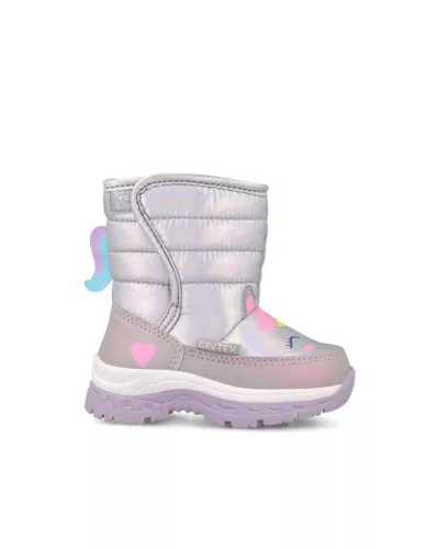 Garvalin vízálló (Gore-tex) bélelt téli csizma, unikornisos (22-30 méret) 261840-A164 (22)