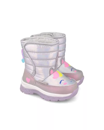 Garvalin vízálló (Gore-tex) bélelt téli csizma, unikornisos (22-30 méret) 261840-A164 (22)