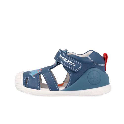 Biomecanics "első lépés" zárt orrú szandál, nyitott cipő, dínós (21-25 méret) 262126-A556 (25)