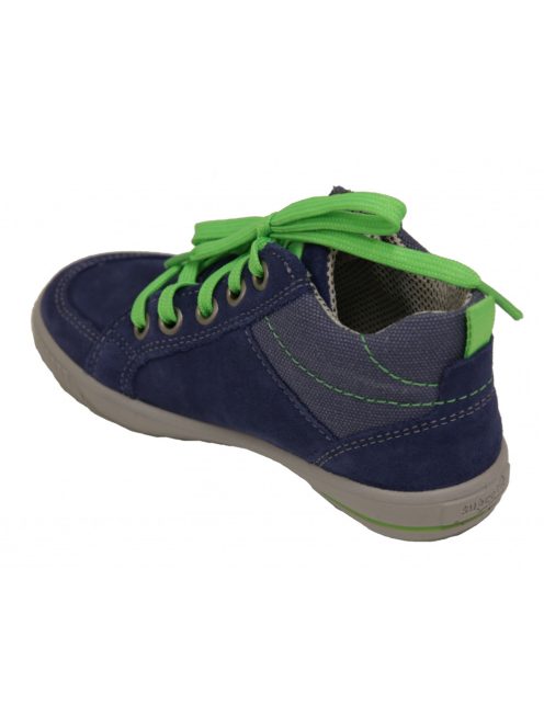 Superfit kék-lime, velúrbőr átmeneti cipő (19 - 25); (6-00358-88) (25)