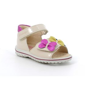   Primigi bézs, bőr szandál 3 virág díszítéssel (24 - 26); (7375233) (24)