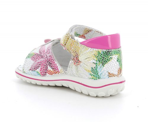 Primigi színes, virágmintás bőr szandál (20 - 26); (7375611) (22)