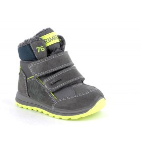  Primigi szürke-lime, bélelt, kisfiú, vízálló téli csizma, GORE-TEX (20 - 24); (8354033) (20)