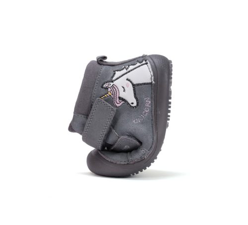 D.D. Step Barefoot magasszárú zárt cipő unikornisos Luminous talp (26-31 méret) A063-52815 (30)