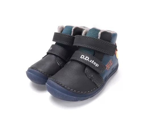 D.D. Step Barefoot bélelt magasszárú cipő, Luminous talp (22-27 méret) A116-62455B (22)