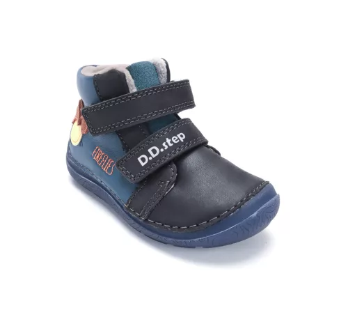 D.D. Step Barefoot bélelt magasszárú cipő, Luminous talp (22-27 méret) A116-62455B (22)