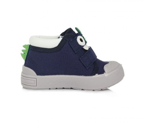 D.D. Step, sárkányos, kisfiú vászoncipő; (26-31); CSB-84; (31)