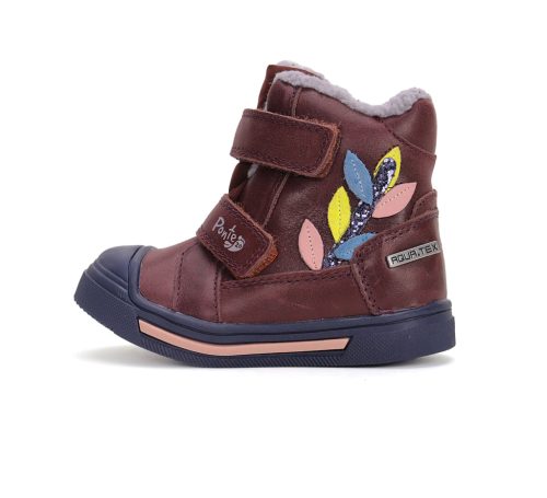 Ponte20 supinált vízálló (Aqua-Tex) bélelt téli csizma, virágos (28-33 méretben) DA06-4-2850 (33)