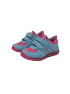 Ponte20 kék-rózsaszín, bőr, szupinált cipő (28 - 33); (DA07-1-716B) (32)