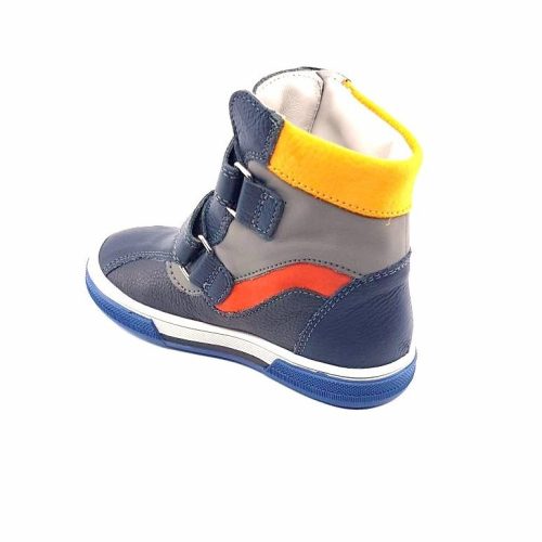 Asso bőr kisfiú bundás vízálló bakancs, cápás, Asso-TEX (25-30 méretben) F-TEX-100-01 (29)