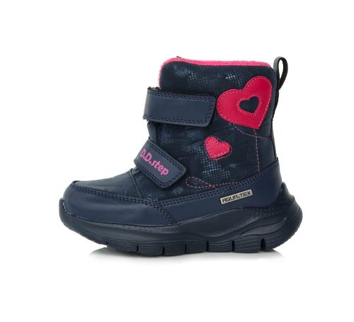 D.D. Step Aqua-tex, vízálló bélelt téli csizma (30-35 méretben) F651-359A (33)