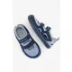 HOPFRÖG Barefoot BioVegán-bőr és textil quick-dry szandál, nyitott cipő (24-32 méretekben) (27-es méret) | HOPFRÖG SMART WALKER OUTDOOR SANDAL BLUE DUO BAREFOOT SANDAL