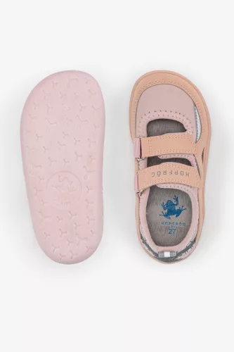 HOPFRÖG Barefoot BioVegán-bőr és textil quick-dry szandál, nyitott cipő (24-32 méretekben) (31-es méret) | HOPFRÖG SMART WALKER OUTDOOR SANDAL PINK DUO BAREFOOT SANDAL