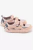 HOPFRÖG Barefoot BioVegán-bőr és textil quick-dry szandál, nyitott cipő (24-32 méretekben) (31-es méret) | HOPFRÖG SMART WALKER OUTDOOR SANDAL PINK DUO BAREFOOT SANDAL