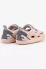 HOPFRÖG Barefoot BioVegán-bőr és textil quick-dry szandál, nyitott cipő (24-32 méretekben) (31-es méret) | HOPFRÖG SMART WALKER OUTDOOR SANDAL PINK DUO BAREFOOT SANDAL