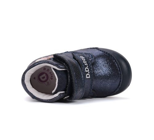 D.D. Step Első lépés félmagasszárú zárt cipő virágos (20-25 méret) S066-52737A (23)