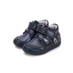   D.D. Step Első lépés félmagasszárú zárt cipő virágos (20-25 méret) S066-52842A (20)