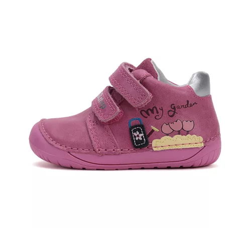 D.D. Step Barefoot átmeneti cipő virágos (20-25 méret) S070-51253 (25)