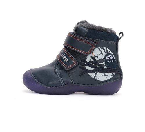 D.D. Step "első lépés" bélelt téli csizma, baglyos, Luminous talp (19-24 méretben) W015-42249B (21)