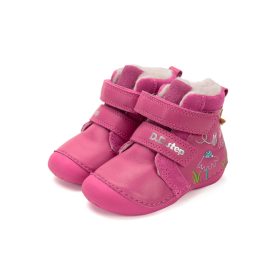   D.D. Step "first step" warm lining winter boots, flowers (19-24 size) W015-52997A (20)