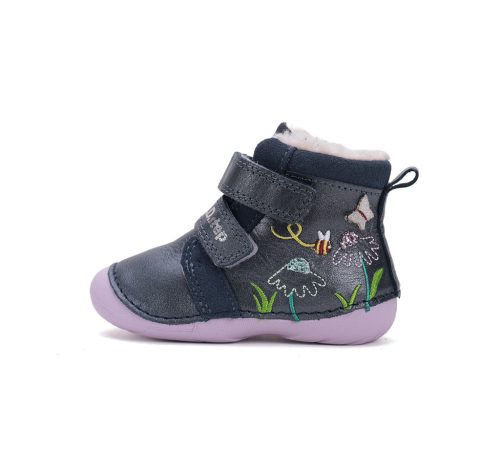 D.D. Step "first step" warm lining winter boots, flowers (19-24 size) W015-52997B (24)