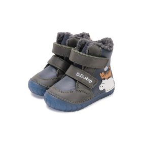   D.D. Step bélelt téli csizma, állatkás, Luminous talp (19-24 méret) W029-52287A (22)