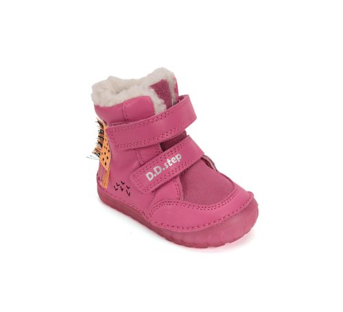 D.D. Step warm lining winter boots Luminous sole giraffe (20-24 size) W029-52766B (24)