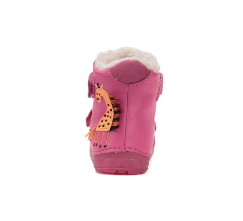 D.D. Step warm lining winter boots Luminous sole giraffe (20-24 size) W029-52766B (24)
