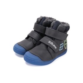   D.D. Step bélelt téli csizma tetriszes Luminous talp (25-30 méret) W049-52250B (25)
