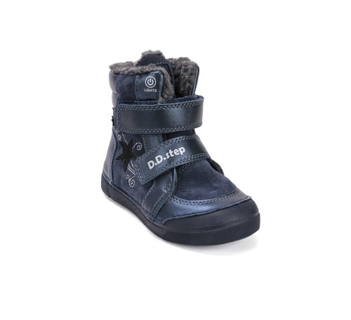 D.D. Step bélelt téli csizma LED világítós csillagos (25-30 méret) W068-52745 (27)