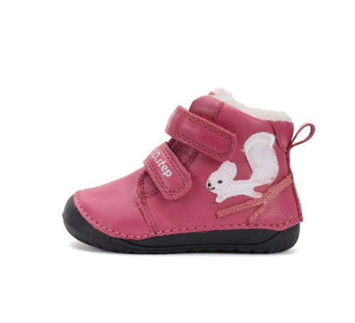 D.D. Step Barefoot bélelt téli csizma mókusos (20-25 méret) W070-52214B (24)