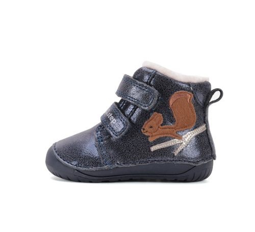 D.D. Step Barefoot warm lining winter boots, squirrel (20-25 size) W070-52214 (25)