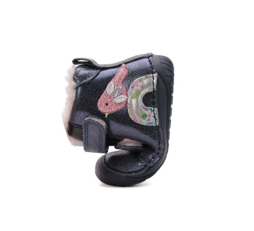 D.D. Step Barefoot bélelt téli csizma madárkás (20-25 méret) W070-52624 (20)