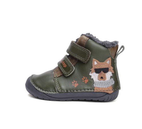 D.D. Step Barefoot bélelt téli csizma kisrókás (20-25 méret) W070-52893A (21)