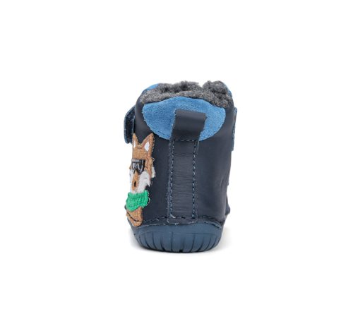 D.D. Step Barefoot bélelt téli csizma kisrókás (20-25 méret) W070-52893B (23)