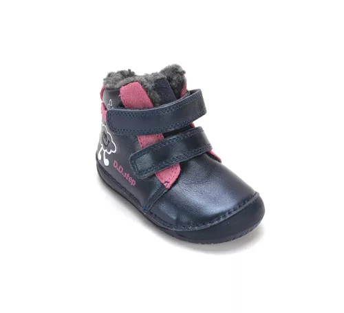 D.D. Step Barefoot bélelt téli csizma, felhős (20-25 méret) W070-62495D (22)